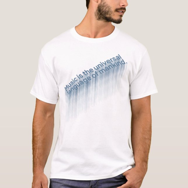 T-shirt Amour de la musique (Devant)