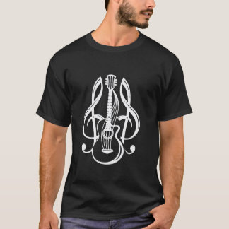 T-shirt Amour de la musique et de la guitare