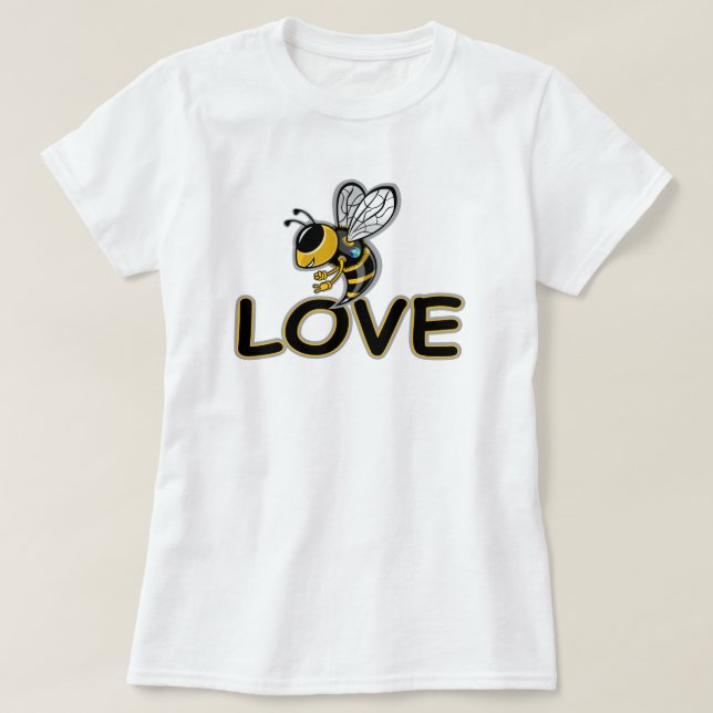T-SHIRT AMOUR DE L'ABEILLE  (Design devant)