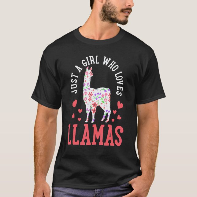 T-shirt Amour de lama drôle (Devant)