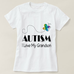 T-shirt Amour de l'autisme I mon petit-fils