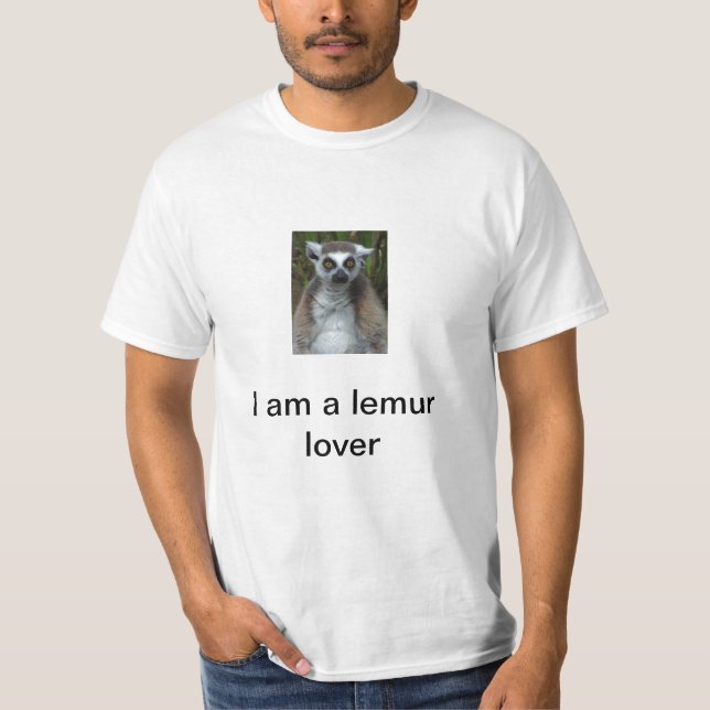 T-shirt Amour de lémur (Devant)