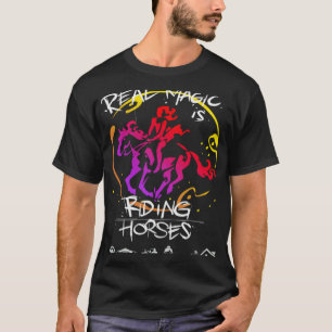T-shirt Amour de l'équitation pour femmes filles Graphique
