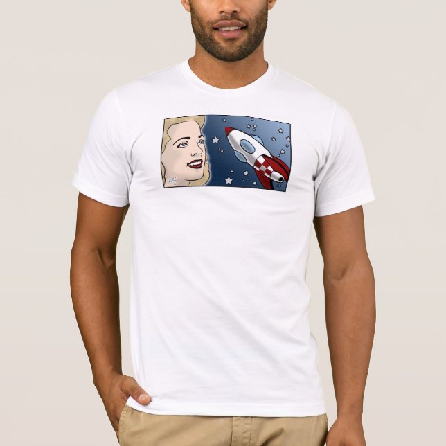 T-shirt Amour de l'espace (Devant)