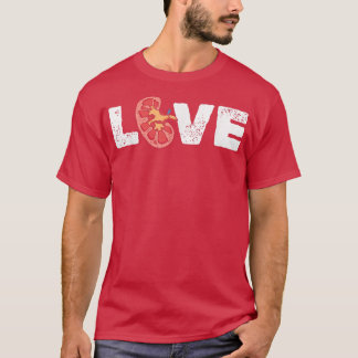 T-shirt Amour de l'organe du rein Néphrologue
