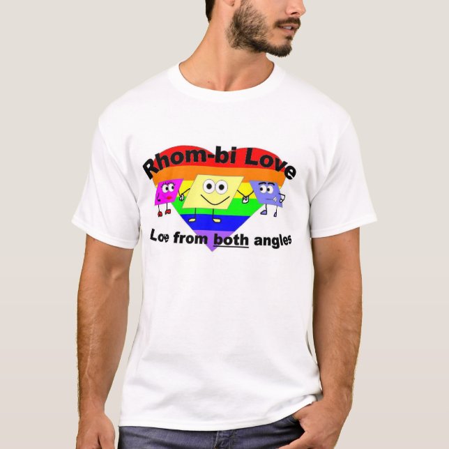 T-shirt Amour de losange (Devant)