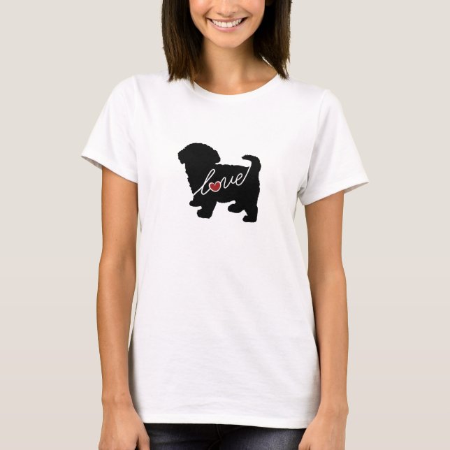 T-shirt Amour de Maltipoo (Devant)