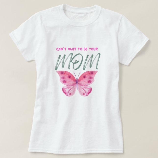 T-shirt Amour de maman, impression d'art de la maternité, (Design devant)