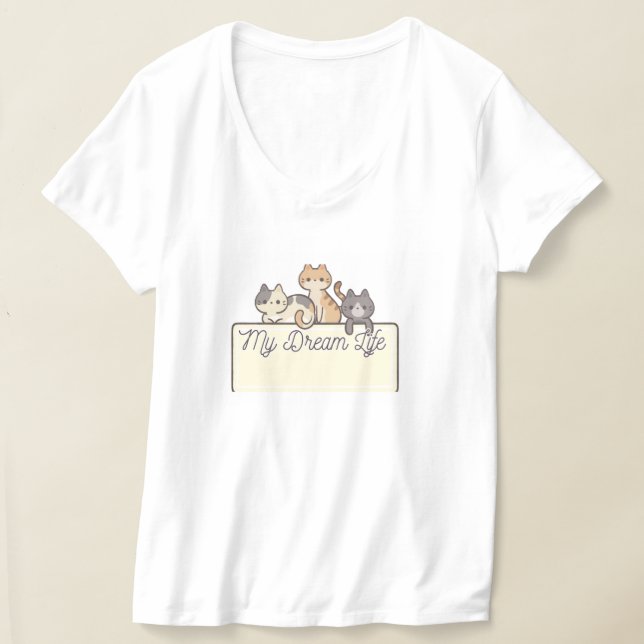 T-shirt amour de minou (Poser)