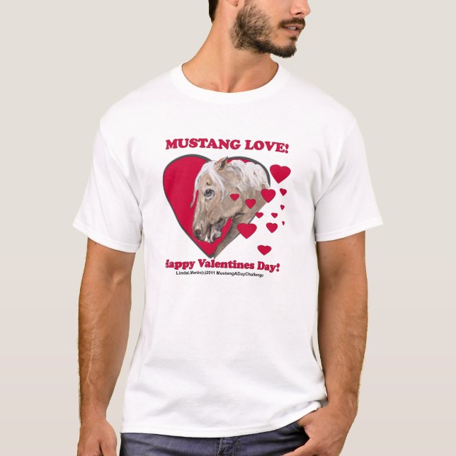 T-shirt Amour de mustang (Devant)