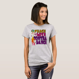 T-shirt Amour de paix contre la danse