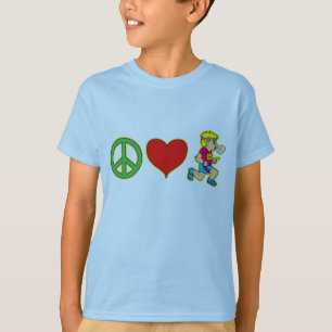T-shirt Amour de paix courant les produits mignons de