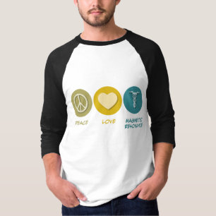 T-shirt Amour de paix de résonance magnétique