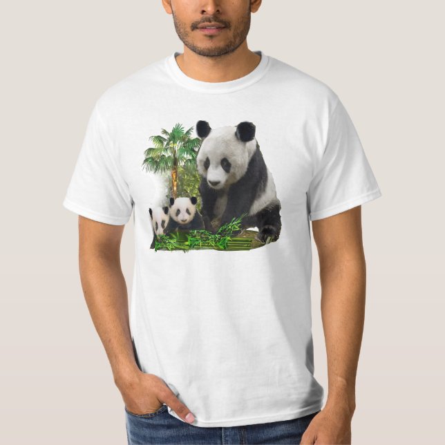 T-shirt Amour de panda (Devant)