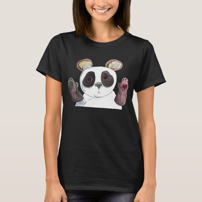 T-shirt Amour de panda (Devant)