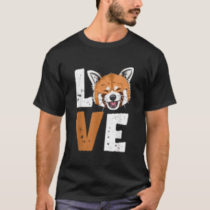 T-shirt Amour de Panda Roux pour Panda Roux