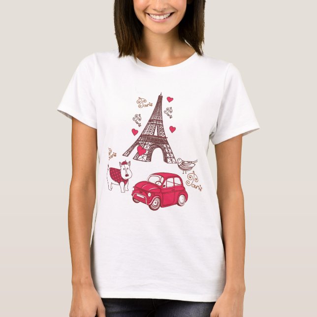 T-shirt Amour de Paris (Devant)