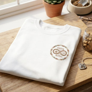 T-shirt Amour de Parrainage Répéter à l'Infini Couronne de