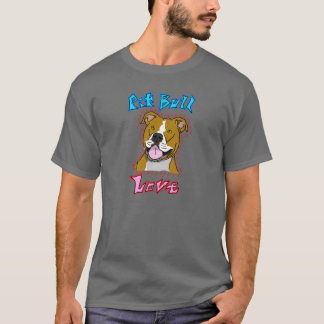 T-shirt Amour de pitbull