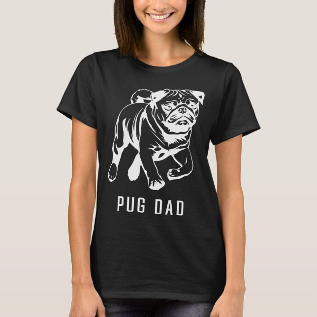 T-shirt Amour de Pug (Devant)