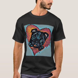 T-shirt Amour de Pug