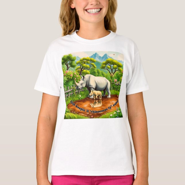 T-shirt Amour de Rhino (Devant)