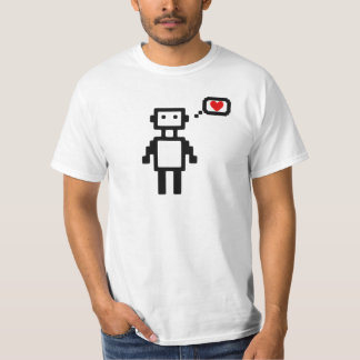 T-shirt Amour de robot