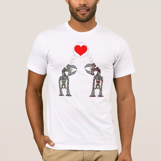 T-shirt Amour de robot (Devant)