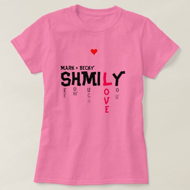 T-shirt Amour de SHMILY (Design devant)