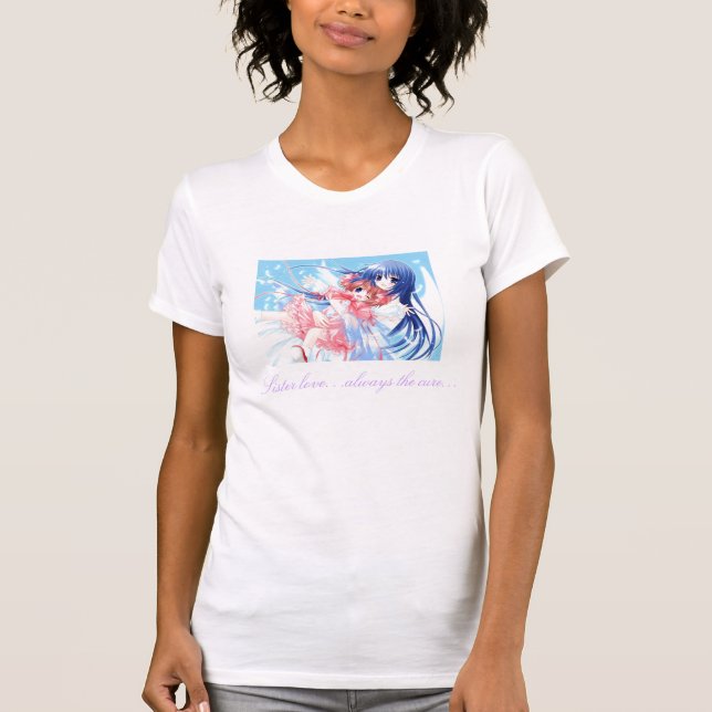 T-shirt Amour de soeur. .always… (Devant)