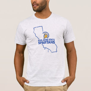 T-shirt Amour de Spartans d'état de San Jose