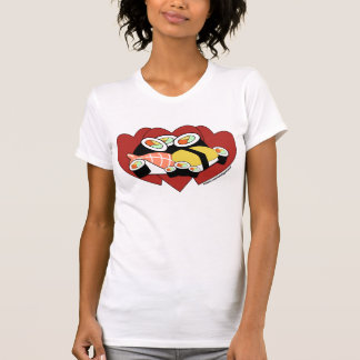 T-shirt Amour de sushi