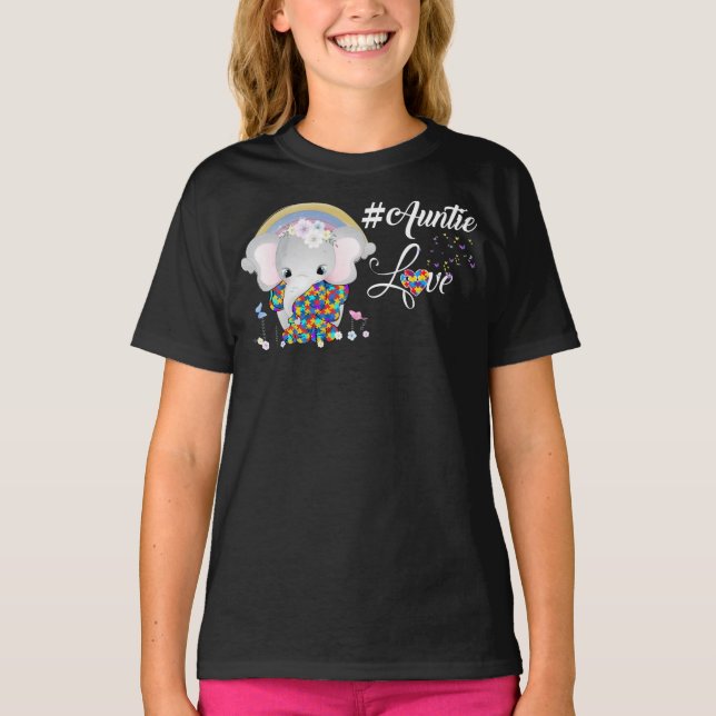 T-shirt amour de tante (Devant)