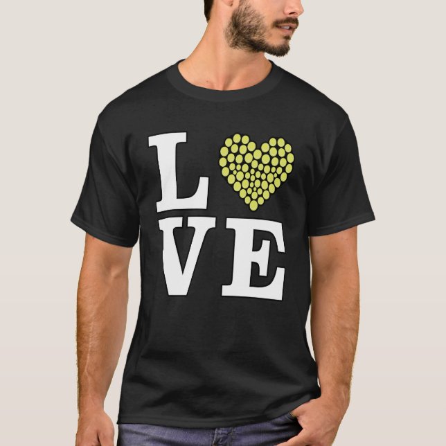 T-shirt Amour de Tennis (Devant)