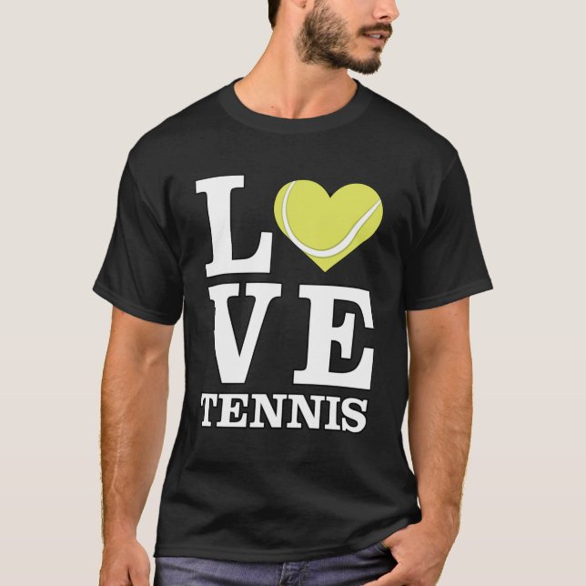 T-shirt Amour de Tennis (Devant)