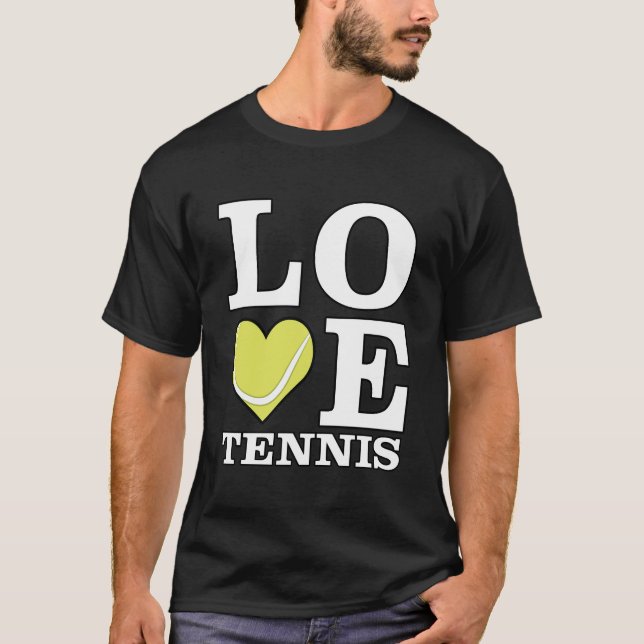 T-shirt Amour de Tennis (Devant)