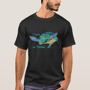 T-shirt Amour de tortue de mer une tortue