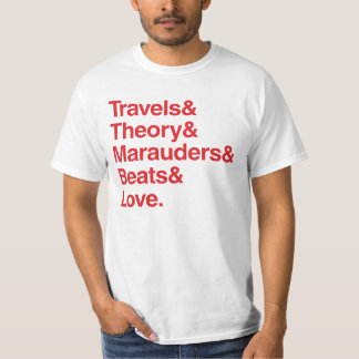 T-shirt Amour de Travels& Theory& Marauders& Beats&