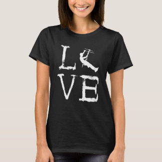 T-shirt Amour de Tyrolienne Parcours d'Aventure Aérien Tyr