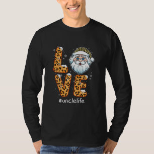 T-shirt Amour de vie d'oncle drôle Père Noël Lover Noë