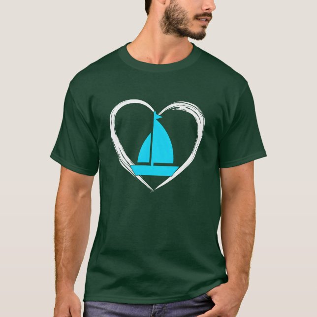 T-shirt amour de voile vintage (Devant)
