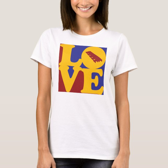 T-shirt Amour de xylophone (Devant)