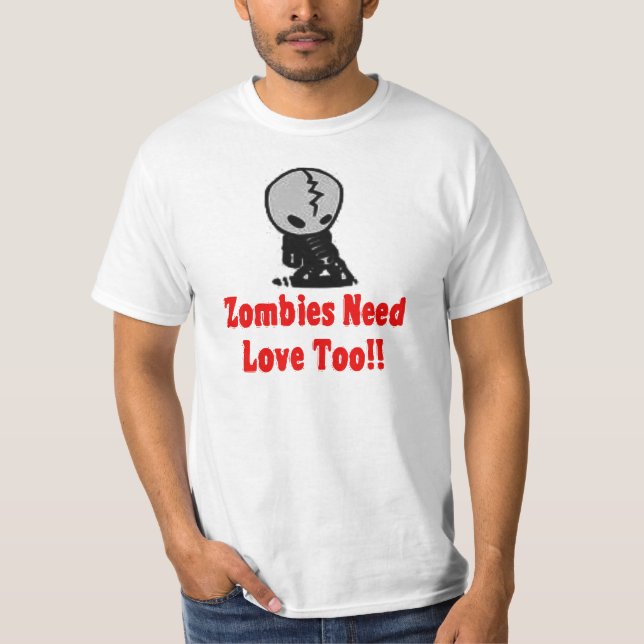 T-shirt Amour de zombi (Devant)