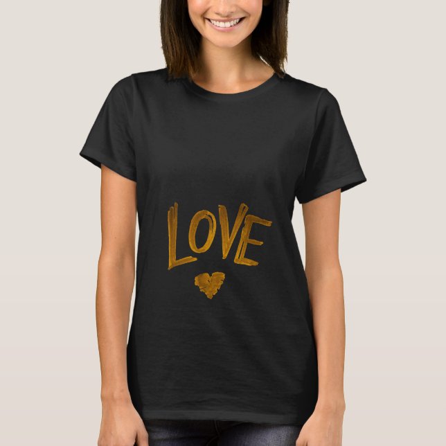 T-shirt Amour débardeur de maternité (Devant)