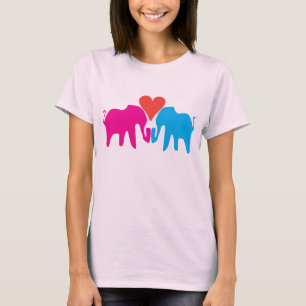 T-shirt Amour d'éléphant