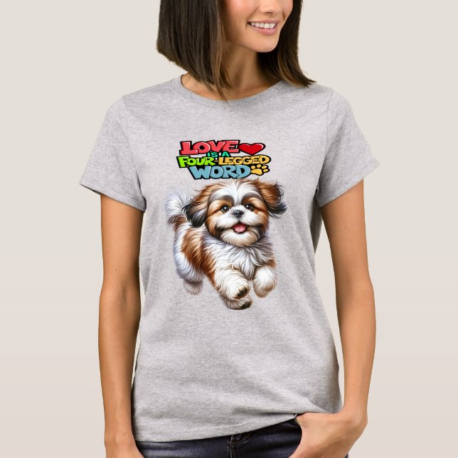 T-shirt Amour des animaux (Devant)
