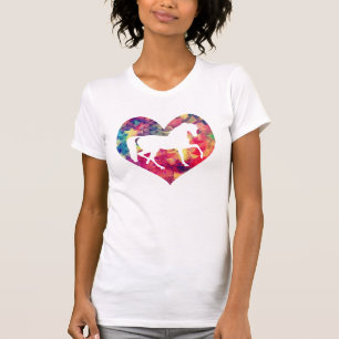 T-shirt Amour des chevaux