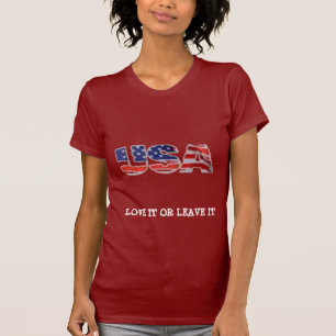 T-shirt Amour des Etats-Unis il ou le laissent