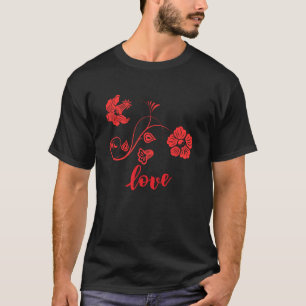 T-shirt Amour des fleurs