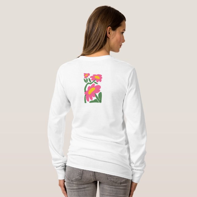 T-shirt Amour des fleurs (Dos entier)